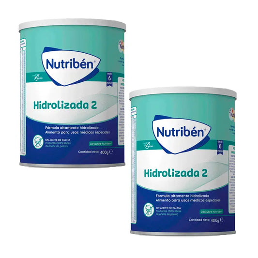 Nutribén Hydrolysed 2 Milch Fortsetzung, 2 X 400 g