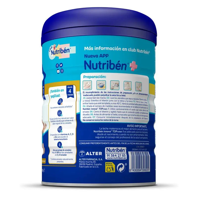 Nutribén Innova 1 Top Protein Starter Milch, 2 X 800 g