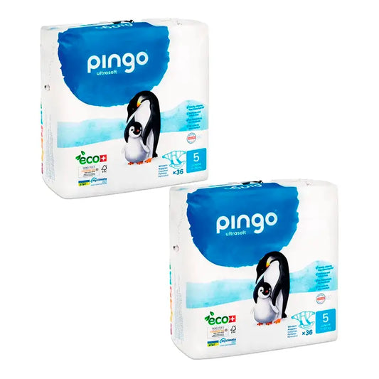 Pingo Nappy Windelhosen Größe 5, Packung 2 X 28 Stück