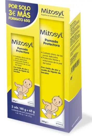 Mitosyl Schutzsalbe 210 gr, Packung 145gr + 65gr