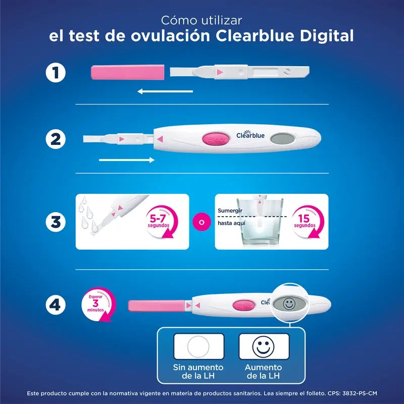 Clearblue Digital Schwangerschaftstest Pack 3 Schwangerschaftstests + 3 Ovulationstests 30 Sticks