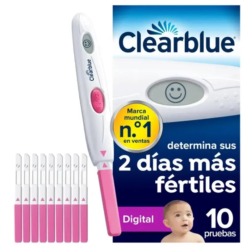 Clearblue Digital Schwangerschaftstest Pack 3 Schwangerschaftstests + 3 Ovulationstests 30 Sticks
