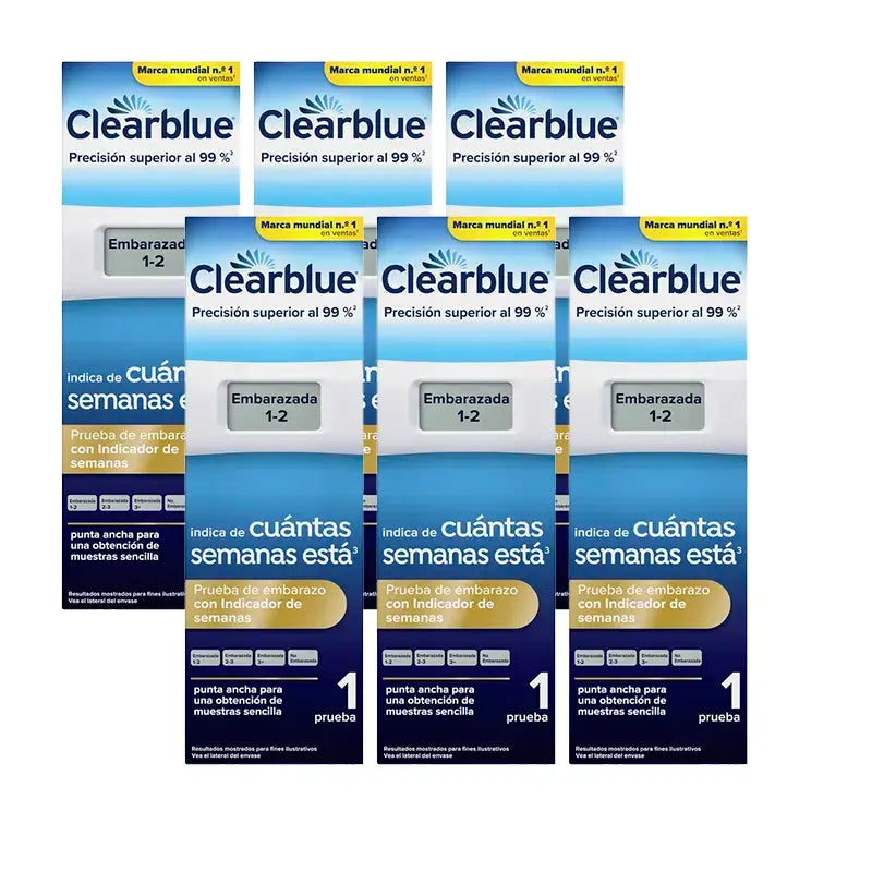 Clearblue Digital Schwangerschaftstest Pack, 6 Tests