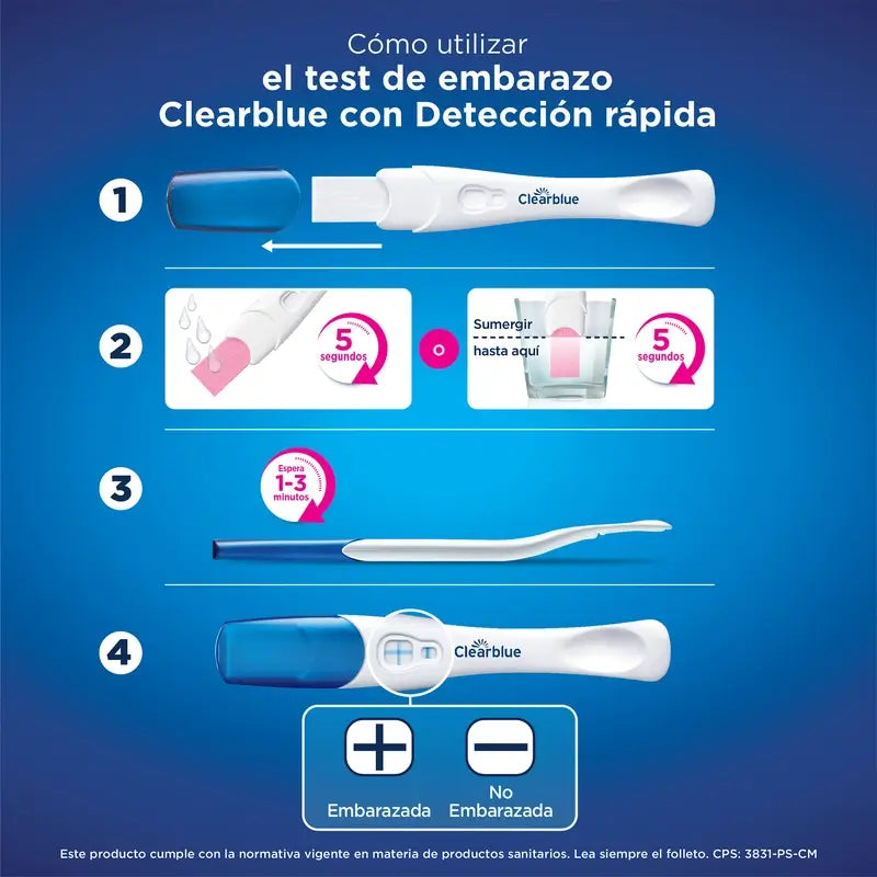 Clearblue Pack Plus Analoger Schwangerschaftstest, 3 Tests
