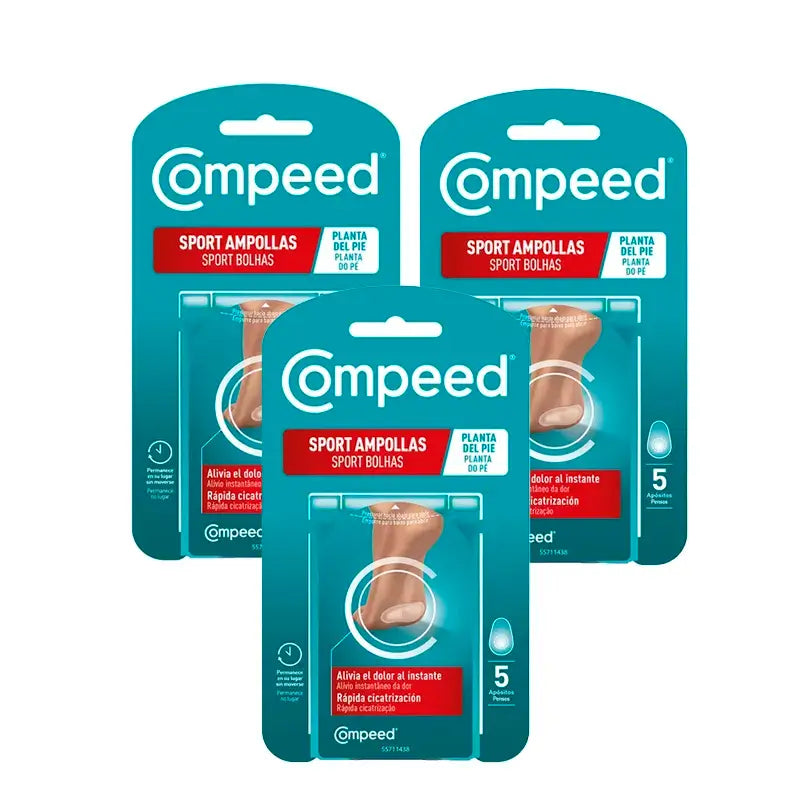 Compeed Pack Blasen Fuß Pflanze, 3x5 Einheiten