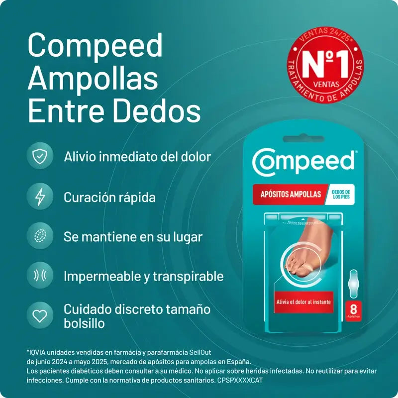 Compeed Fuß-Finger-Verbandspackung, 3x8 Einheiten