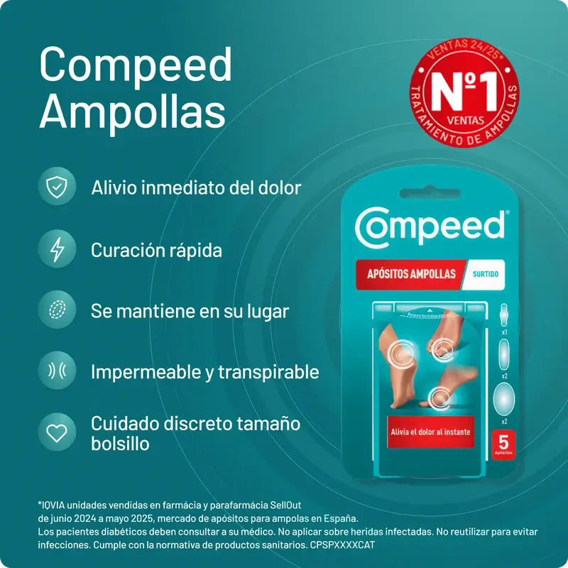 Compeed Pack Packung gemischte Blister, 3x5 Einheiten