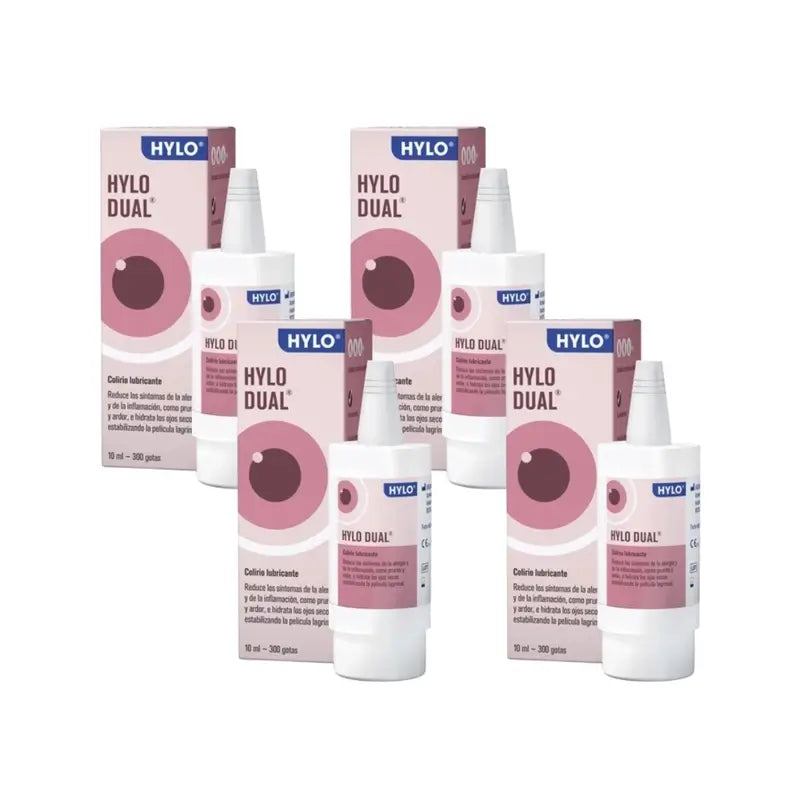 Hylo Dual Augentropfen 10 ml, 4er-Pack