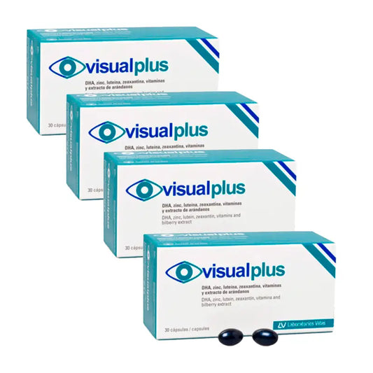 Pack 4 Visualplus 30 Kapseln