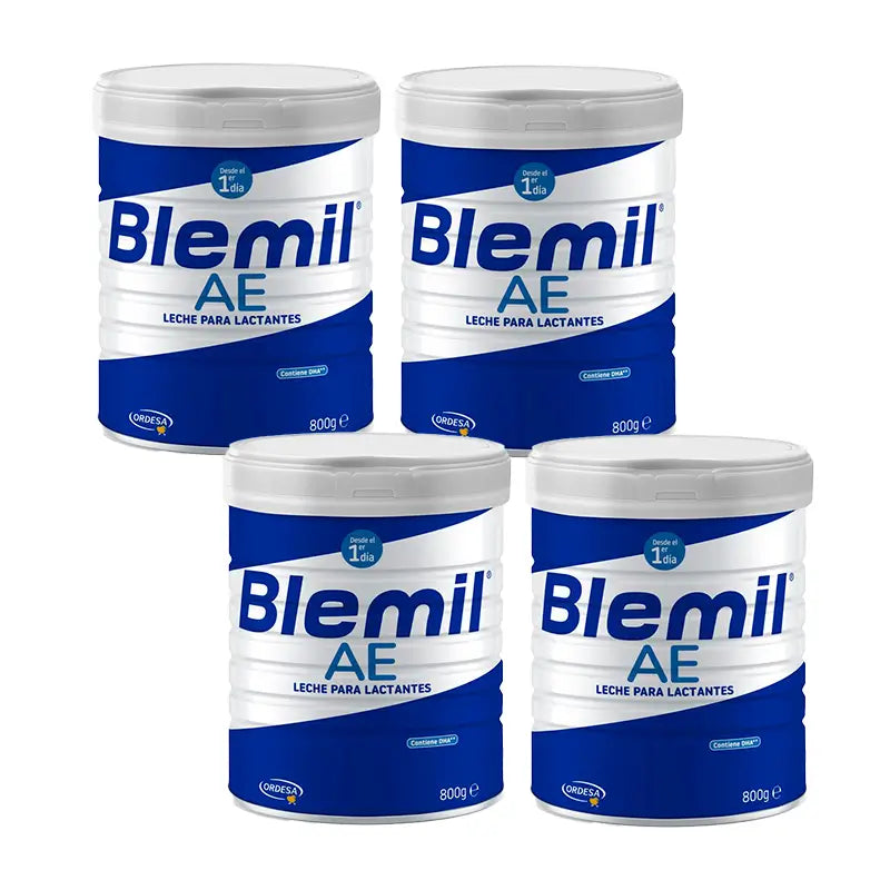 Pack 4 X Blemil Plus 1 AE, 800 grams