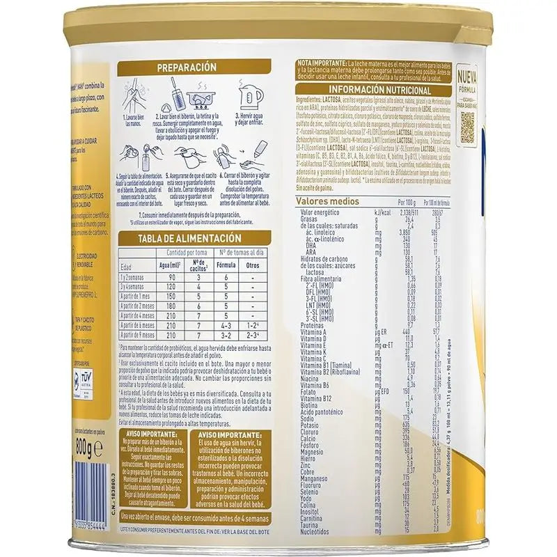 Nestlé Nan Supreme Pro 1 Starter-Milch, 4X800 g