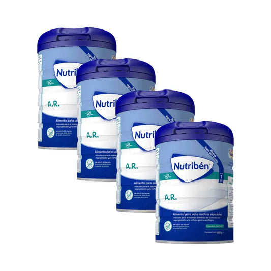 Nutribén AR Anti-Reflux and Anti-Regurgitation Milk, 4 X 800 grams