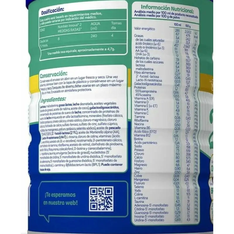 Nutribén Innova 2 Milch Fortsetzung, 4 X 800 g