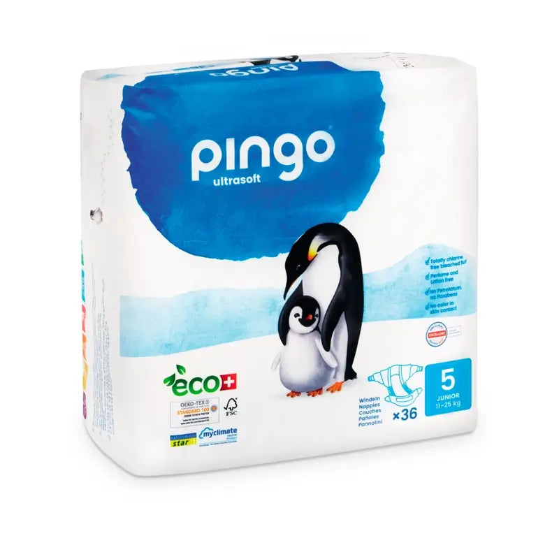 Pingo Nappy Windelhosen Größe 5, Packung 4 X 28 Stück