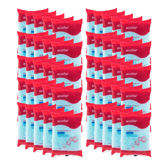 Acofar Pack Einweg-Seifenschwämme, 24 Schwämme x 50 Beutel