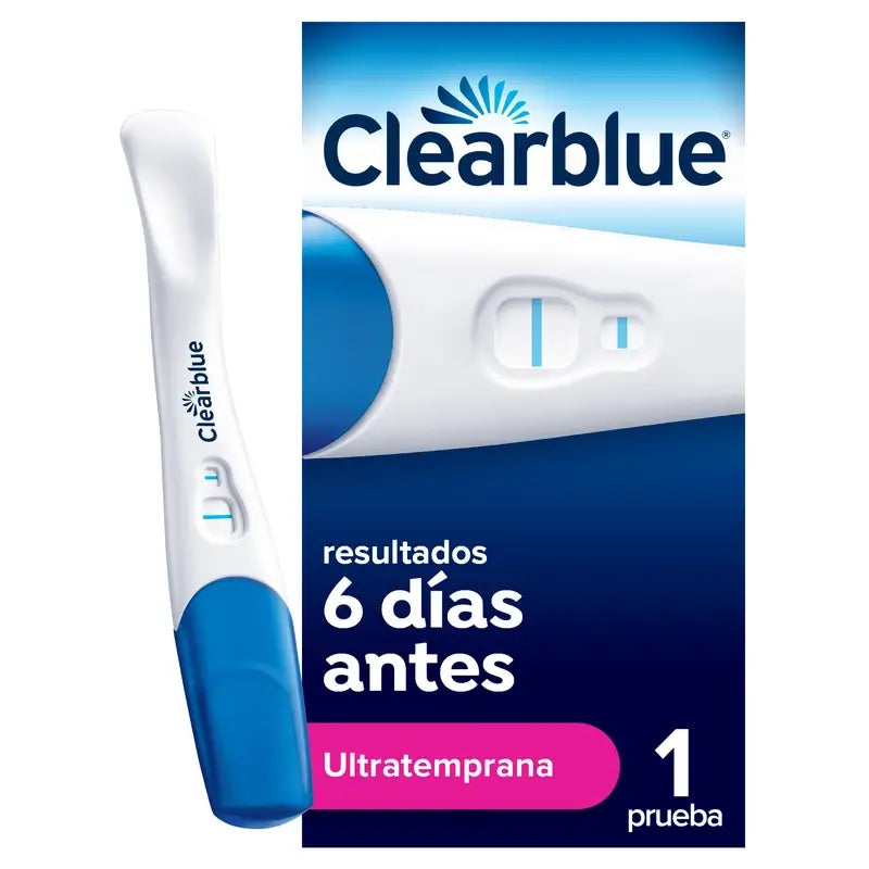 Clearblue Schwangerschaftsfrühtest Packung Analoger Schwangerschaftstest, 6 Tests