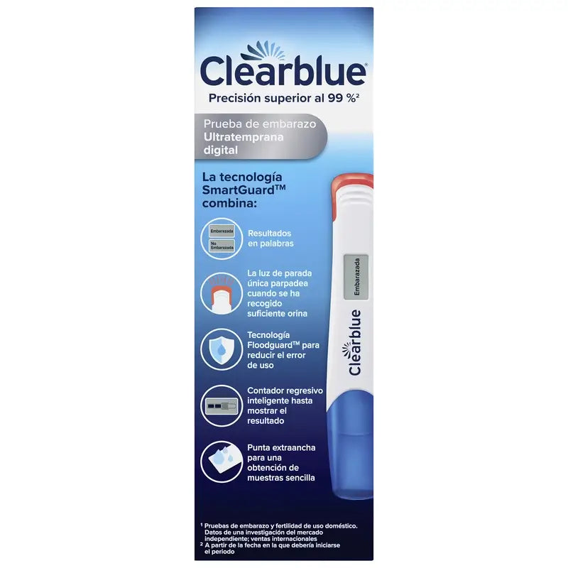 Clearblue Pack Ultra Early Digital Schwangerschaftstest, 6 Tests