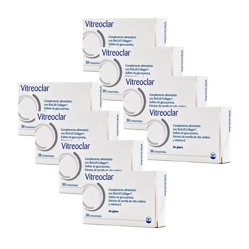 Pack 8 Vitreoclar Augengesundheit Nahrungsergänzungsmittel 30 Tabletten