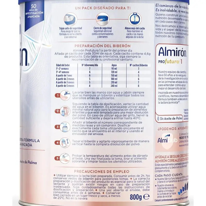 Almiron Profutura 1, 8 X 800 g