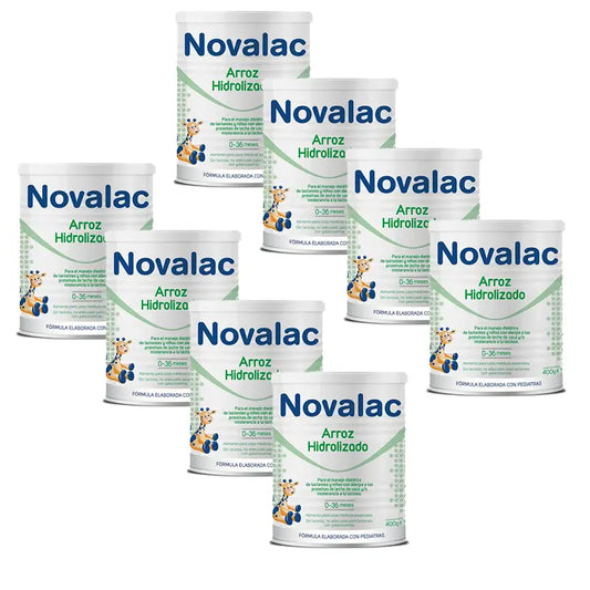 Novalac Hydrolysed Rice, Pack 8 X 400 g