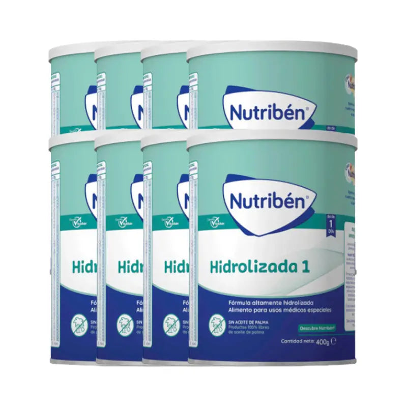 Pack 8 X Nutriben Hydrolyzed Milk 1 400 g