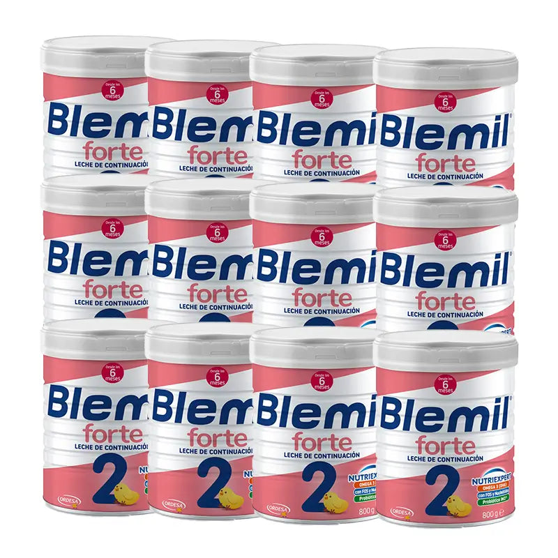Pack Blemil Plus 2 Forte, 12x800 g