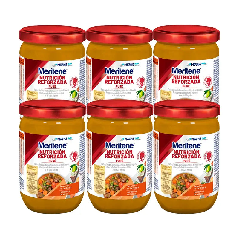 Meritene Reines Kalbfleisch a la Jardinera, 6x300g