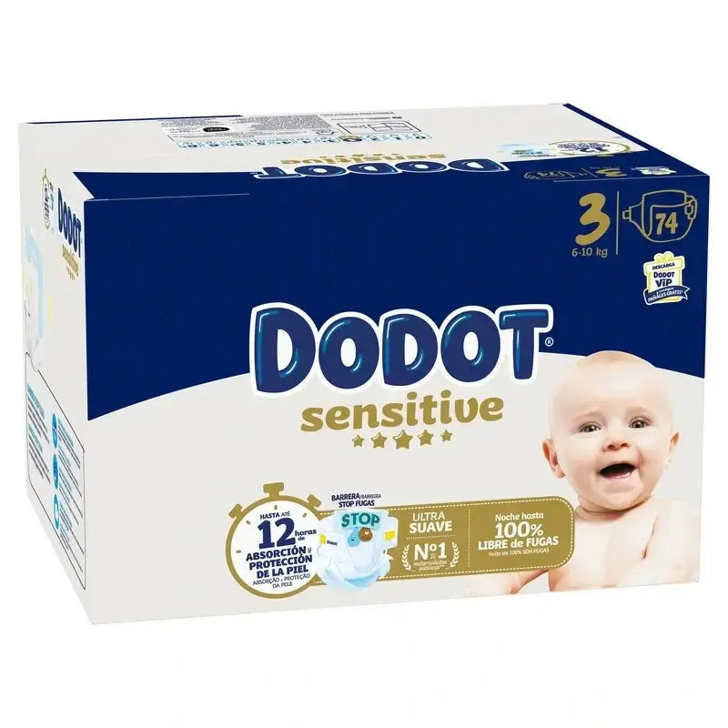 Dodot Sensitive Größe 3, 148 Windeln