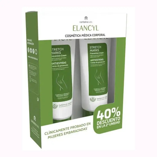 Elancyl Creme gegen Dehnungsstreifen 2x200 ml Duplo Pack