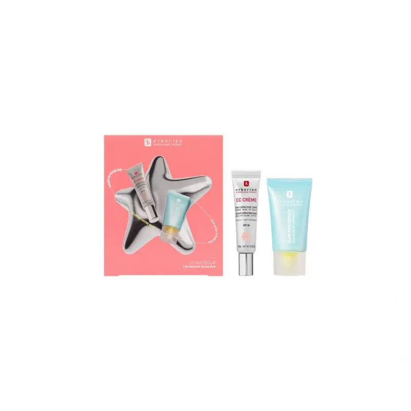 Erborian CC Crème Clair + Glow Feuchtigkeitscreme-Set