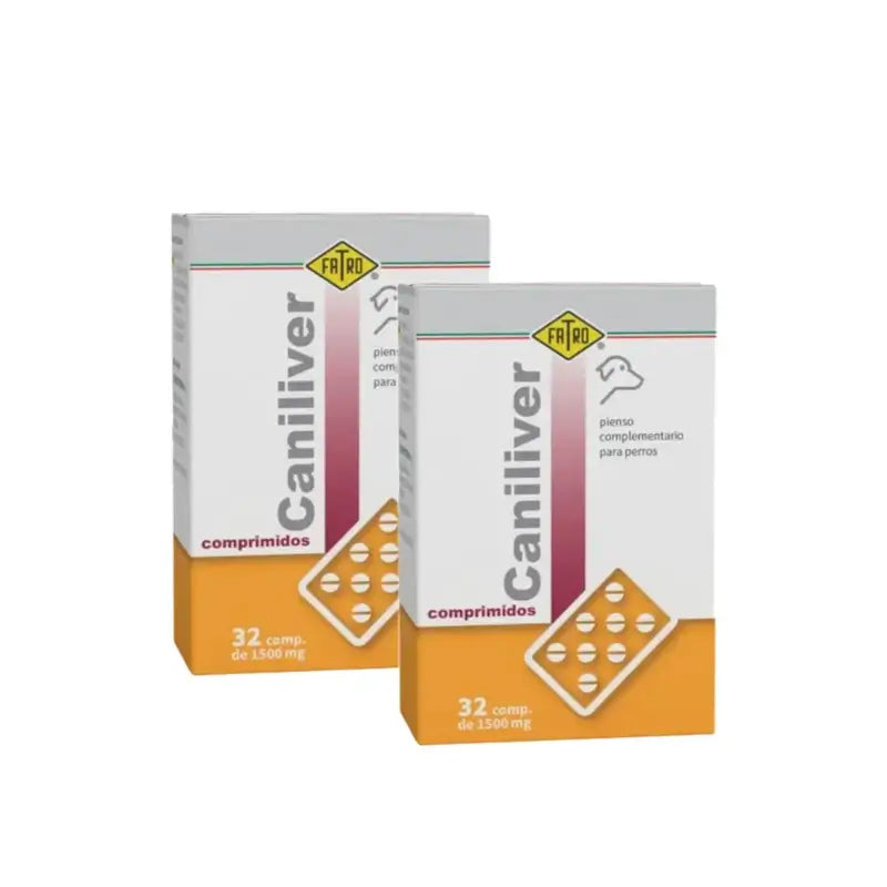 Fatro Caniliver, 32 Tabletten, 2er-Pack