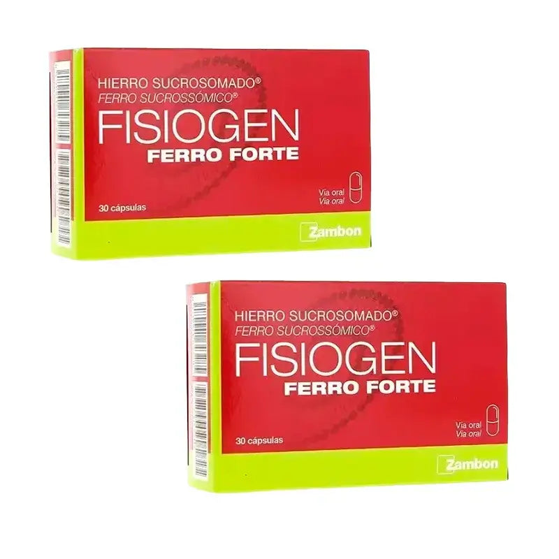 Fisiogen Ferro Forte, Packung 2x30 Kapseln