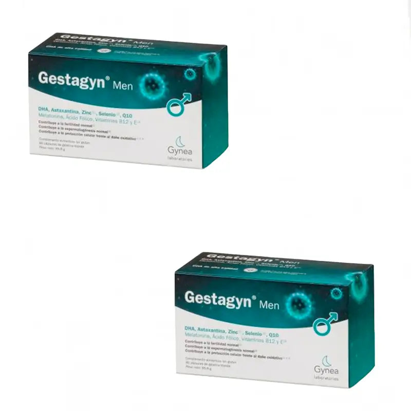 Gestagyn Men Weichgelatinekapseln, Packung 2x60 Kapseln
