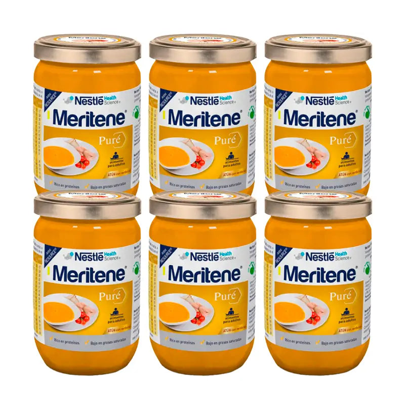 Meritene Püree Thunfisch mit Gemüse, 6x300g