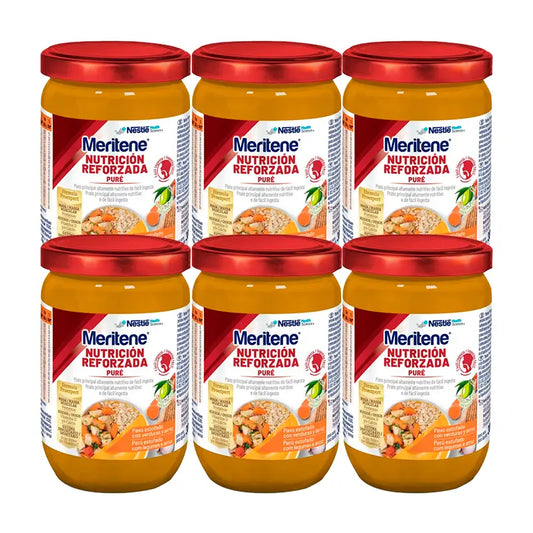 Meritene Reines Putenfleisch mit Reis und Karotten, 6x300g