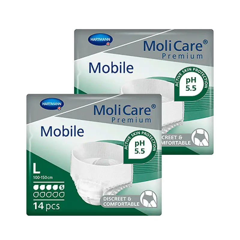 Molicare Pack Prem. Mobile 5 Drops Size L, 14 units x 2