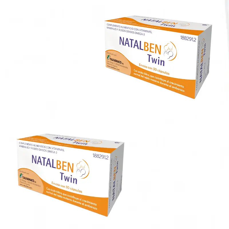 Natalben Twin Nutraceutical, Packung 2x30 Kapseln