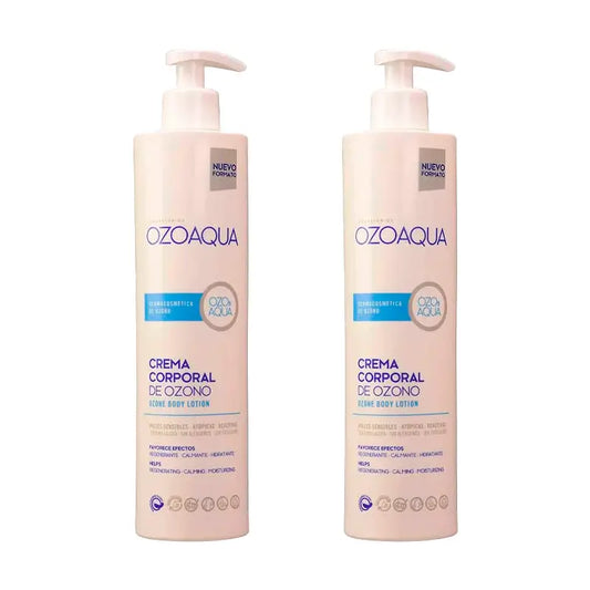 Packung Ozoaqua Ozone Körpercreme, 2x500 ml