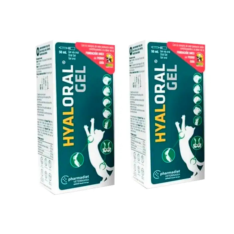 Pharmadiet Hyaloral Gel für Welpen und Katzen, Packung 2 x 50 ml