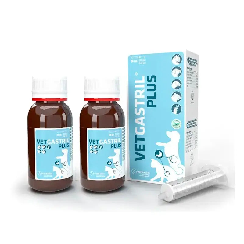 Pharmadiet Vetgastril Plus Magenschutz für Hunde und Katzen, Packung 2 x 50 ml