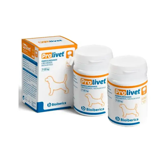 Prolivet Medium Hunde, Packung 2 x 30 Tabletten