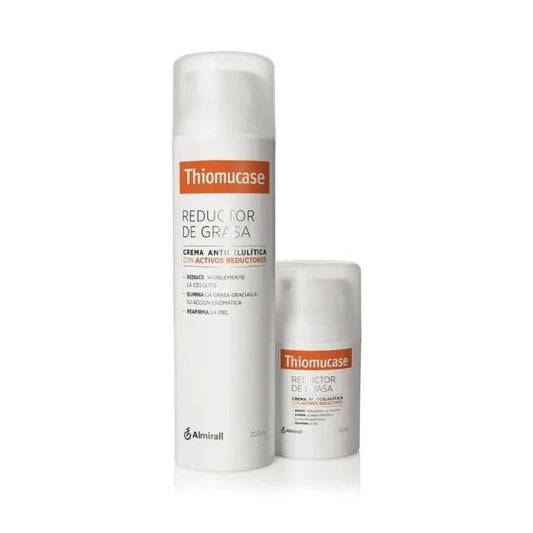 Thiomucase Pack Fettreduzierer Anti-Cellulite Creme 200 ml + Anti-Cellulite Creme 50 ml