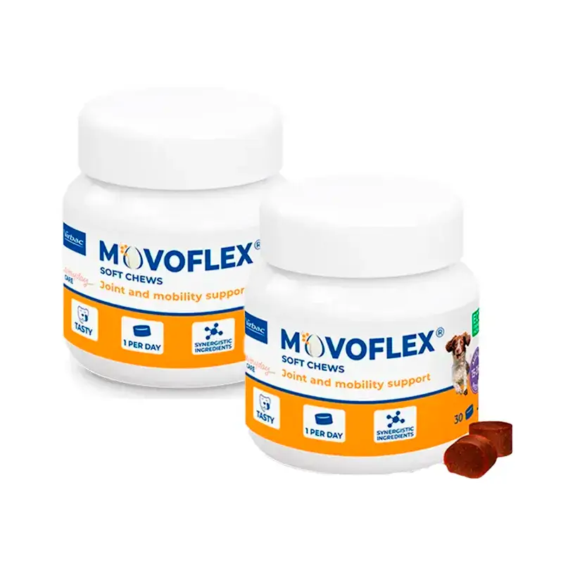 Movoflex Chondroprotector Mittlere Hunde 15-35kg, Packung 2 x 30 Tabletten