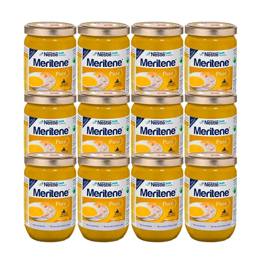 Meritene Seehechtpüree mit Béchamel, Packung 12x300 g