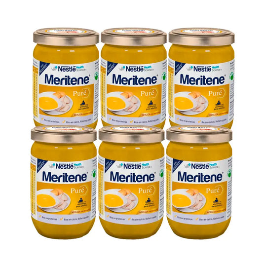 Packungen Meritene Seehechtpüree mit Béchamel 6x300g