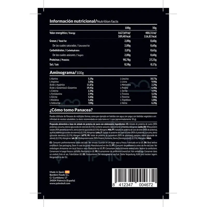 Paleobull Amaltea Neutrales Protein Isolat 350Gr.