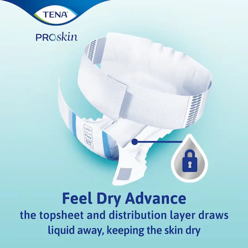 Tena Diaper Flex Proskin Anatomischer Nachtgürtel Large , 80 Stück.