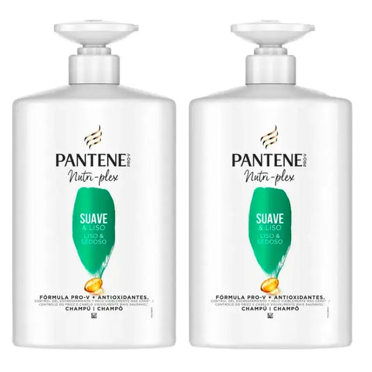 Pantene Nutri-Plex Soft & Smooth Shampoo, Packung 2 x 1000Ml