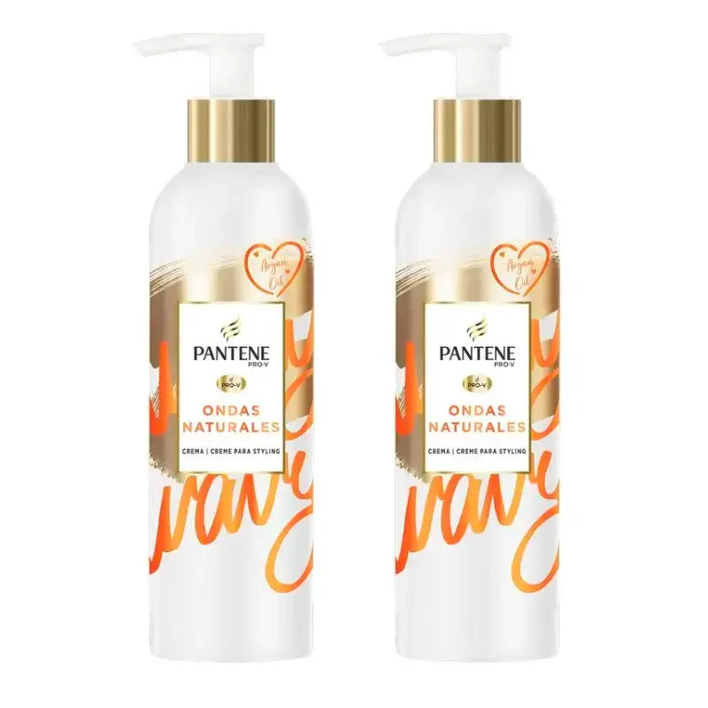 Pantene Pro-V Natürliche Wellen Pflegende Creme, Packung 2 x 235 ml