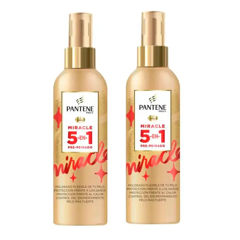 Pantene Pro-V Miracle 5 In 1 Pre-Style Spray, Packung 2 x 200 Ml